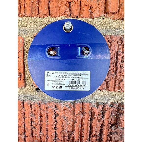 A New Day Gold Rhinestone Teardrop Earrings - Picture 3 of 5